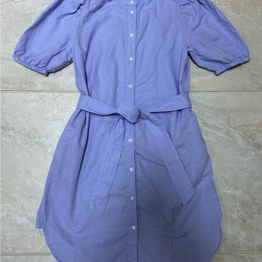 GAP puff sleeve shirt dress.  Size small tall.